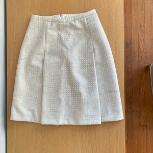 J. Crew Collection pleated a-line skirt